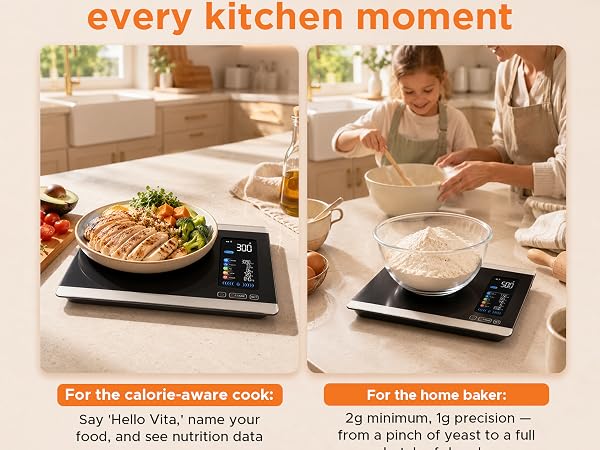 AI Voice Food Scale with Nutritional Calculator