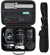 RAIALL Camere Case for Canon EOS Rebel T7/ R100/ R50V/ R50/ R5/ R6 Mark II/ R7/ R8/ 90D/ 5D Mark ...