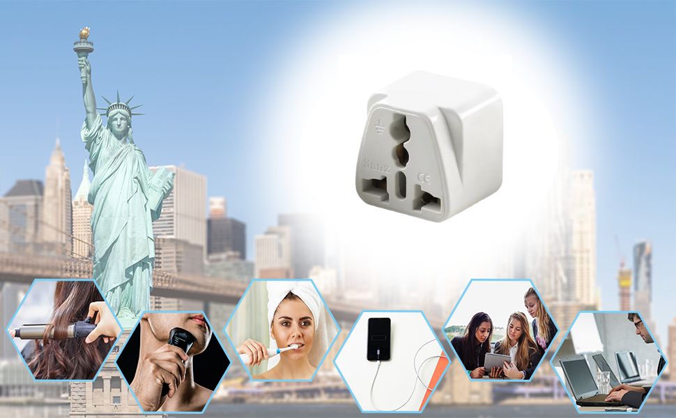 europe power adapter 110v to 220v adapter plug 110 to 220 adapter eu plug adapter european plug