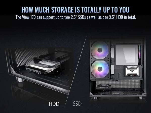 View 170 TG ARGB Micro Chassis