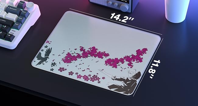 Glass mouse pad size 14.2 &amp;#34;x 11.8&amp;#34; (360 x 300mm)