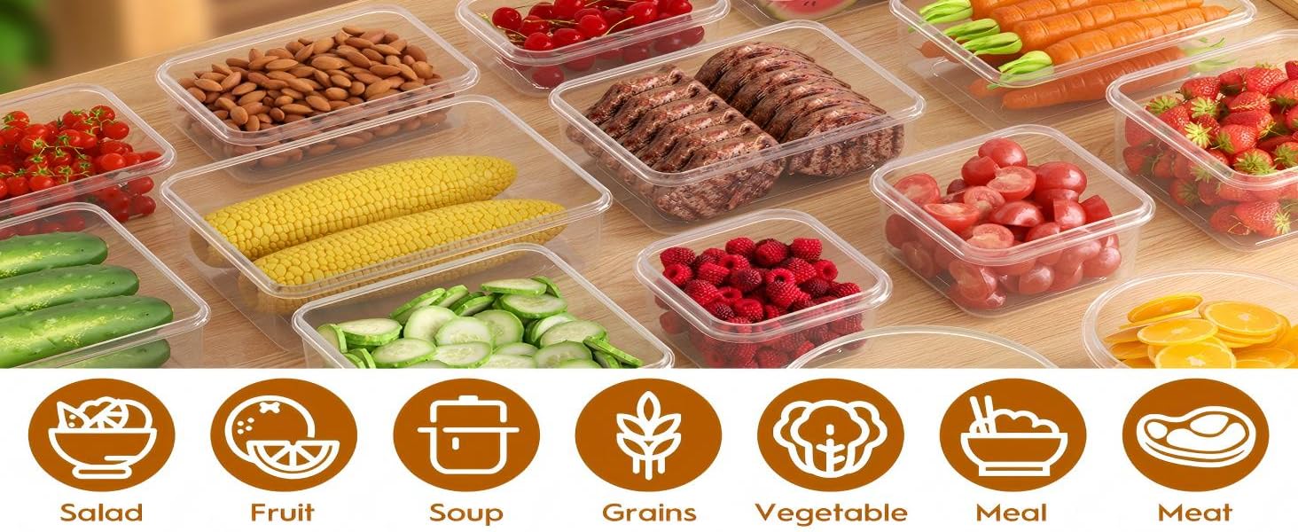 Food Storage Containers with Lids