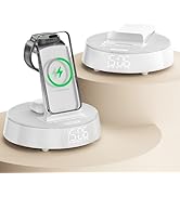 Alarm Clock with Wireless Charging Station for Bedroom with Night Light Bluetooth Speaker for iPh...