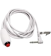 Poyiccot Push Button Cord Cable for Nurse Station, Nurse Call Cord 6.35mm 1/4" Phone Plug Cable w...