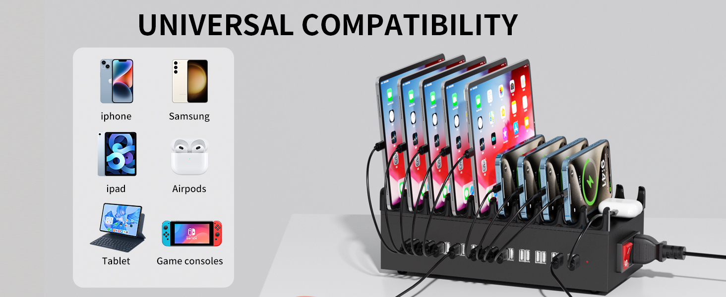 charging station for multiple devices