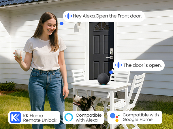 smart door lock Voice Unlock