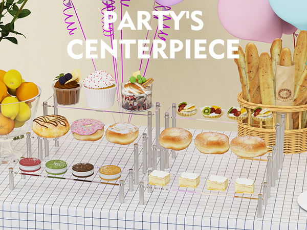 ACRYLIC DISPLAY RISER Perfume Cupcake stand