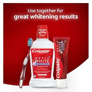 Colgate Optic White toothbrush toothpaste
