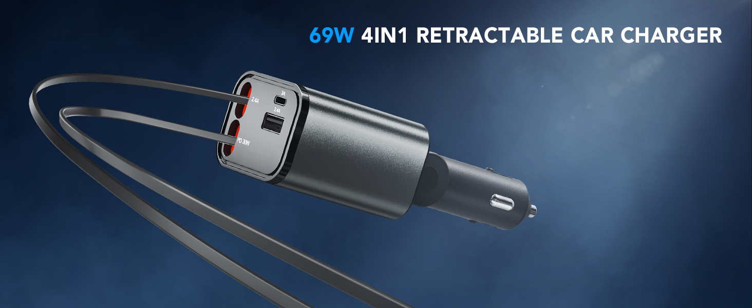retractable car charger