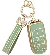 PIFOOG Key Fob Cover for Jeep Cherokee Grand Cherokee Compass Renegage Accessories Car Keys Case ...