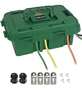 LeMotech Outdoor Electrical Box, IP55 Waterproof Connection Box with Handle, Extension Cord Cover...