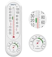 Outdoor/Indoor Thermometer Hygrometer Humidity Meter Thermometers Temperature Humidity Gauge Mete...