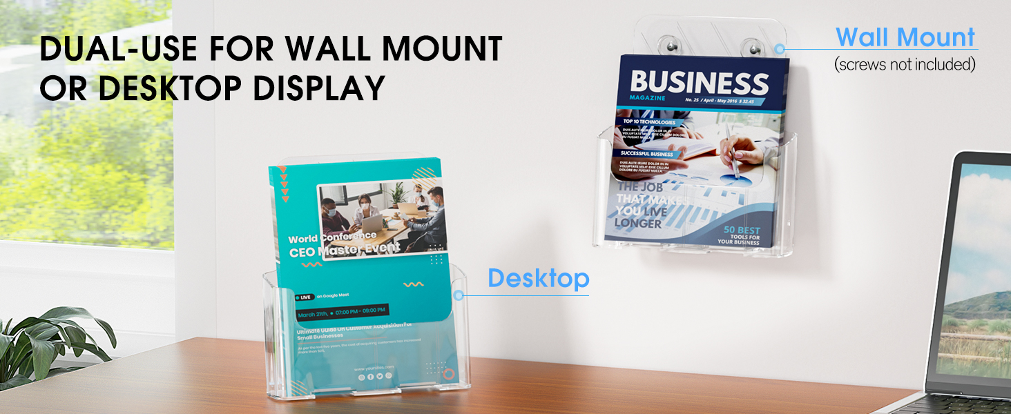 Acrylic Brochure Holder 8.5 x 11