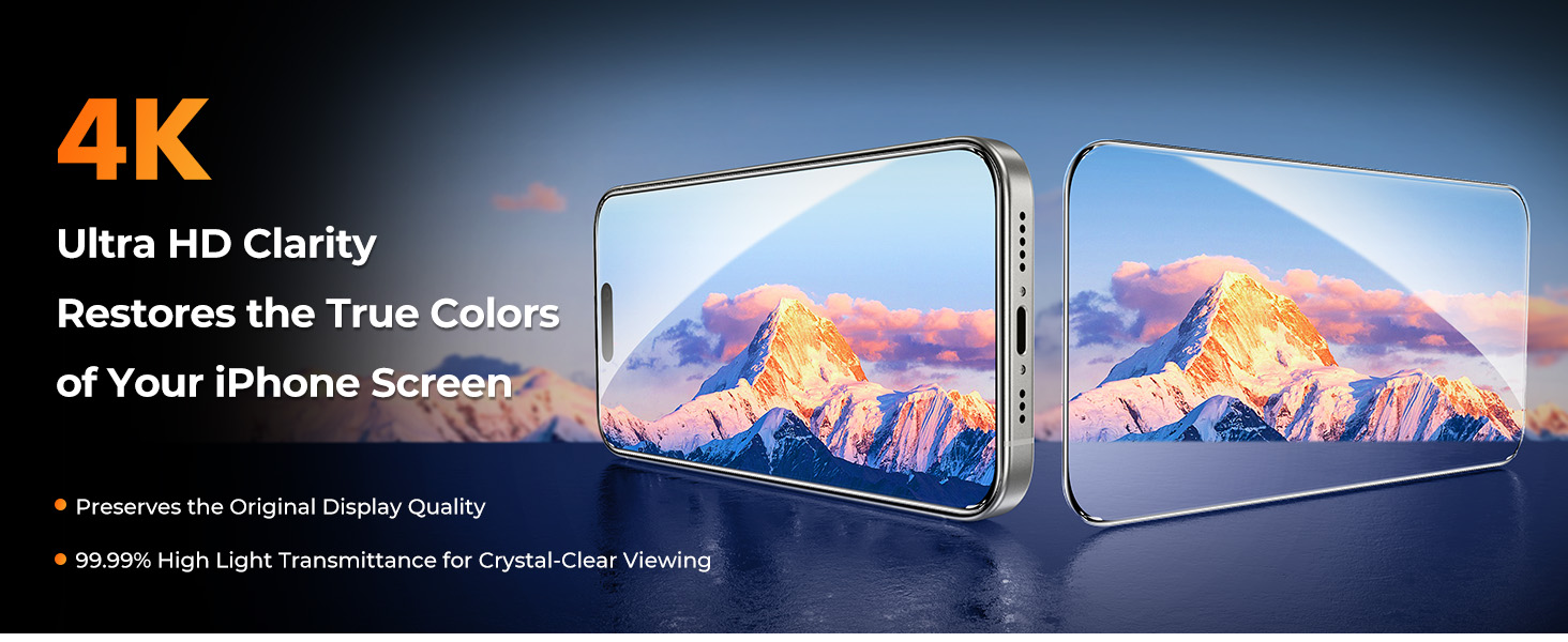 UNBREAKcable iPhone 16 Pro Screen Protector Tempered Glass