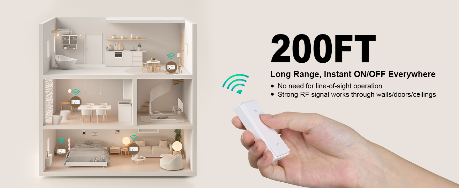 remote control outlet plug