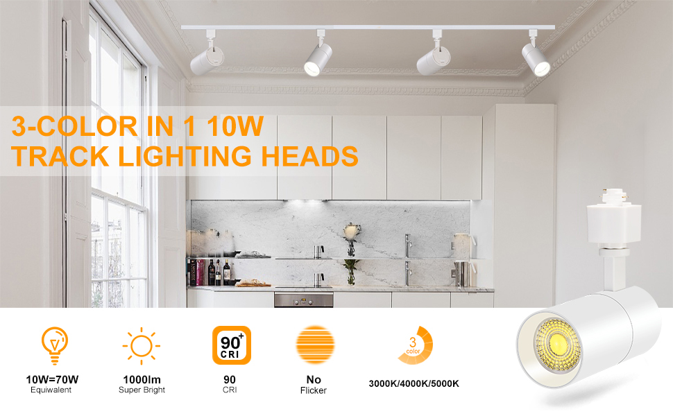 h type track lighting heads