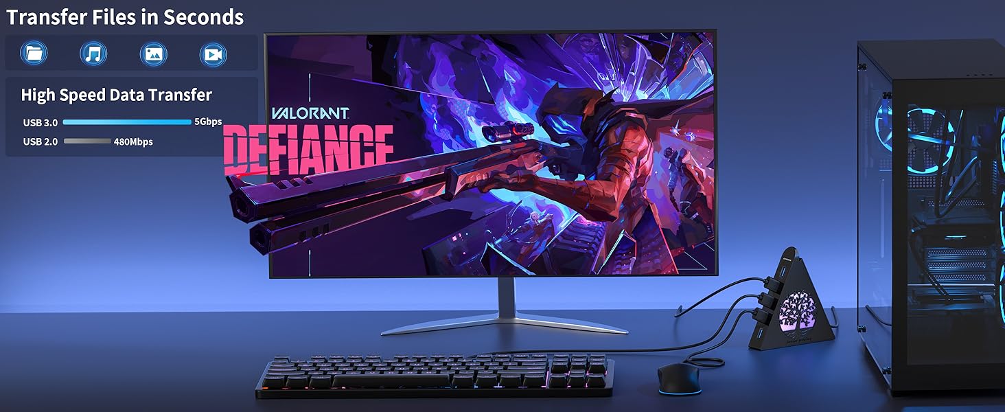 usb hub laptop,usb hub for desktop,usb port hub,7 port usb hub,rgb usb hub,usb hub rgb