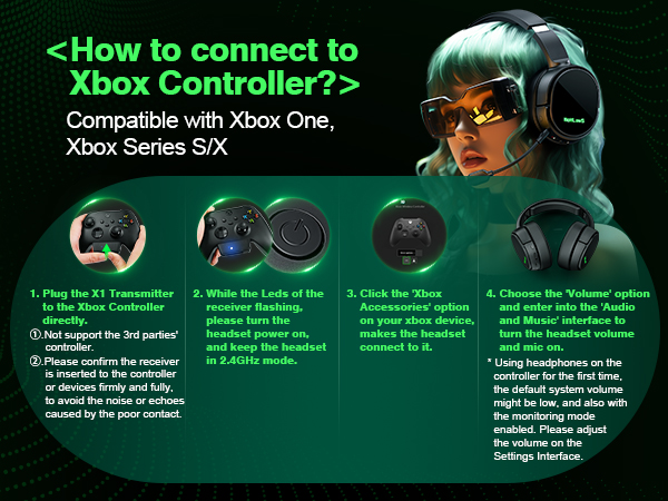 Wireless xbox headset