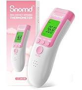 Snomd Digital Non-Contact Infrared Forehead Thermometer for Adults, Kids, and Baby, 3-in-1 Medica...