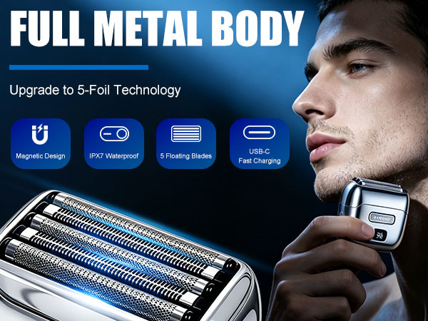 Electric Foil Shaver For Men