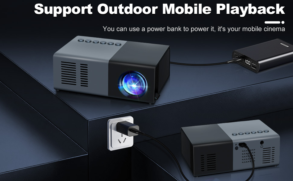 projector;mini projector;portable projector;projector with wifi and bluetooth;projector for bedroom