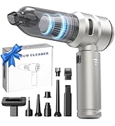 Portable Cordless Car Vacuum Cleaner, 21000Pa Handheld Vacuum with 3 Suction Modes, Type-C Fast C...