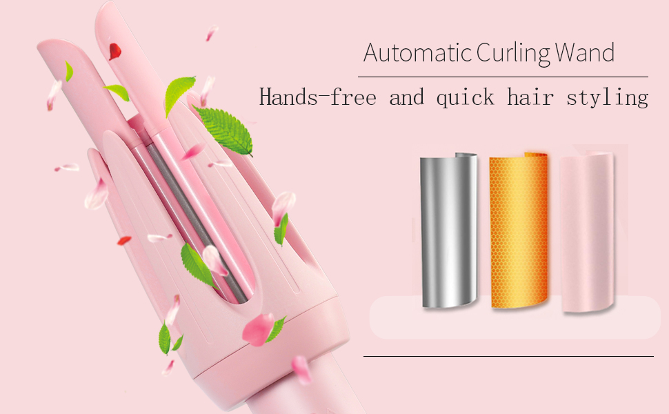 Automatic curling iron, quick styling, hands-free operation