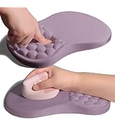 Armanza Ergonomic Joint Wrist Support Mouse Pad with Memory Foam Cushion Massage Bump, Carpal Tun...