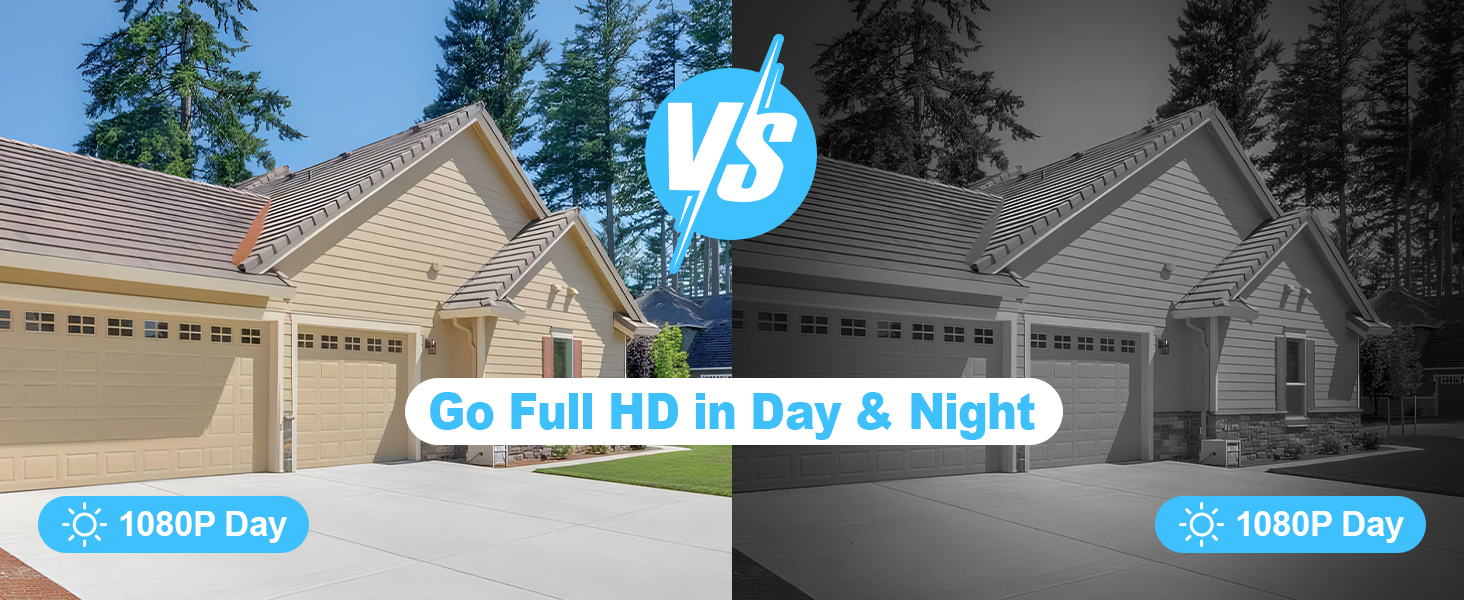 Expandable 4CH Wired Mini DVR Security Cameras System-2pcs 1080P Mini Dome Cameras 4CH Mini DVR