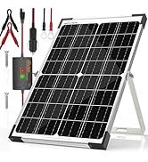 SOLPERK 15W Solar-Battery-Charger-Maintainer-12V Waterproof Solar Panel Trickle Charger for for C...