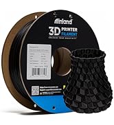 Inland PLA Filament 1.75mm Black 1KG, 3D Printer Filament Dimensional Accuracy +/- 0.02mm, 1kg Sp...