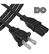 [UL Listed] Powseed 6Ft 2 Prong Polarized AC Wall Power Cord Cable Plug for Sony PlayStation 1 2 ...