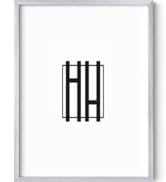 HAUS AND HUES Silver Aluminum Frame Set of 1 - 12x16