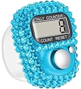 Jowxsx Blue Electronic Finger Tally Counter, Convenient Finger Clicker Counter, Portable Digital ...