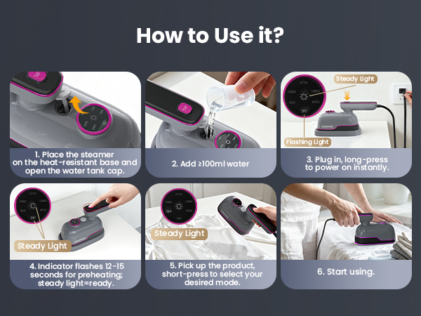 travel iron mini with steam