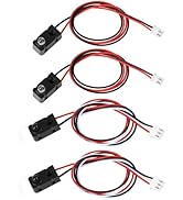 Ransanx 2PCS IR Break Beam Sensor 5MM LEDs Counting Module Split Through-Beam Photoelectric Switc...