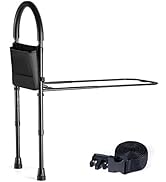 Medical king Bed Assist Rail with Adjustable Heights - with Storage Pocket - for Seniors with Han...