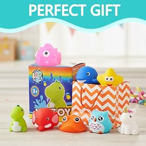 Light Up Floating Rubber Animal Toys