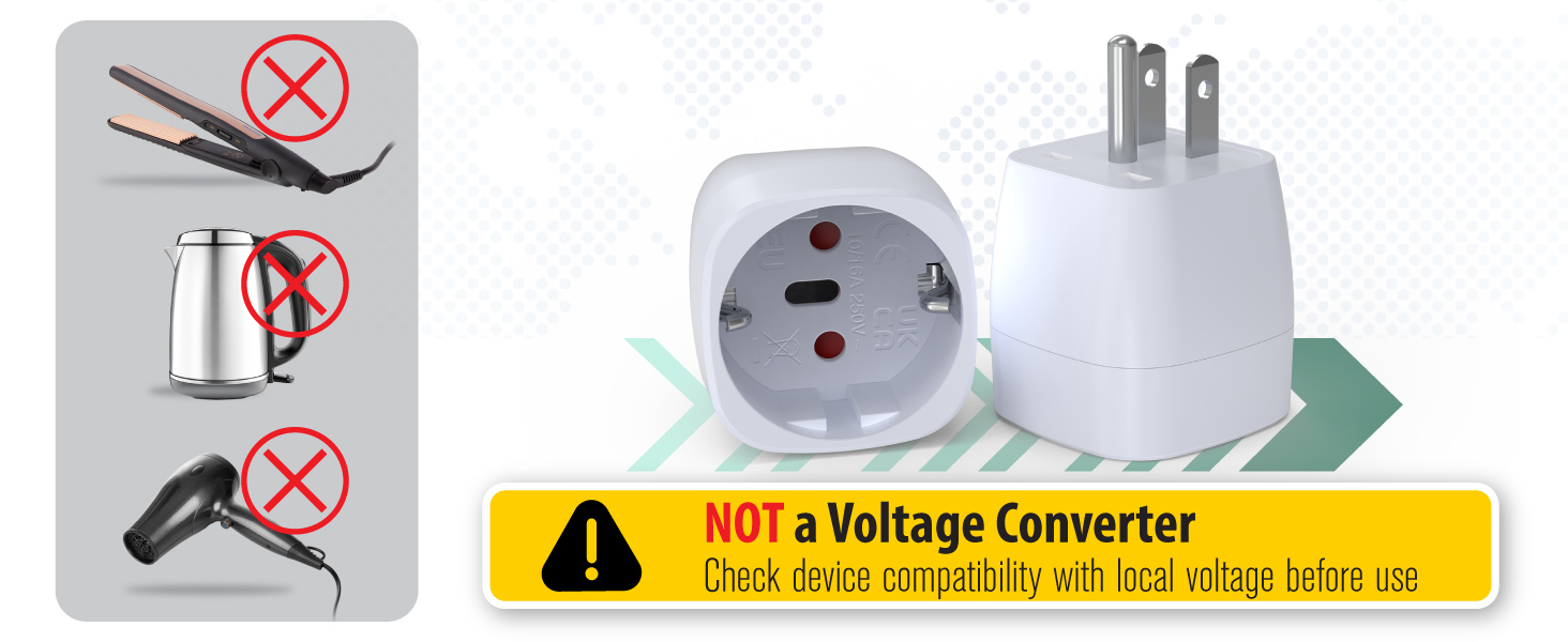 not a voltage converter