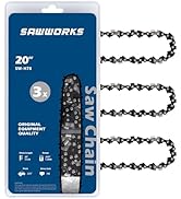 3-Pack 20 Inch Chainsaw Chain, .325
