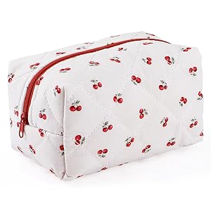 cherry makeup bag