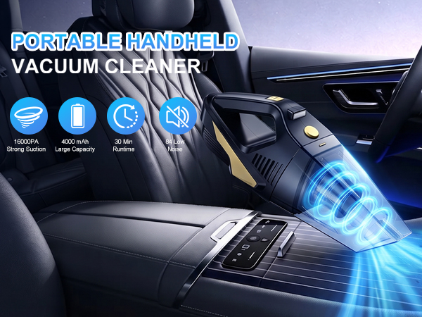 PORTABLE HANDHELD VACUUM CLEANER
