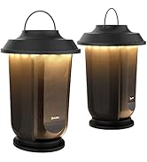 Onforu Outdoor Bluetooth Speaker with LED Lights, 2 Pack Wireless Loud Stereo Sound Lantern Speak...