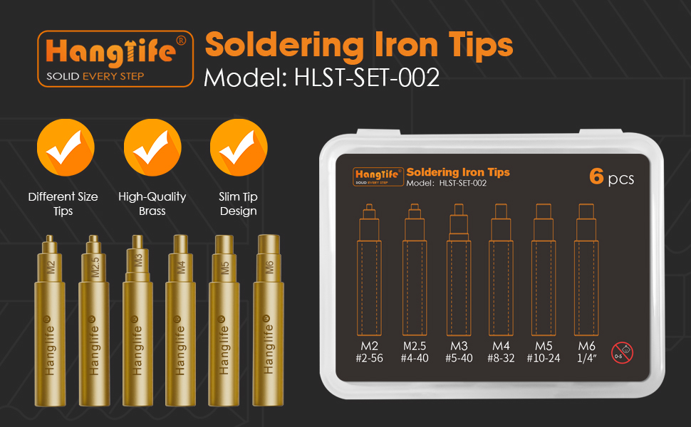 HANGLIFE Heat-Set Insert Tips