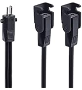 Okin Extended Cable for Power Recliner Lift Chair, Splitter Cord 2-Pin Y Cable Replacement (one i...