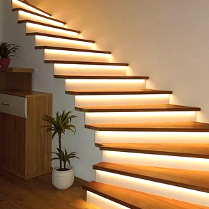 100FT Led COB strip light warm white Installation effect one