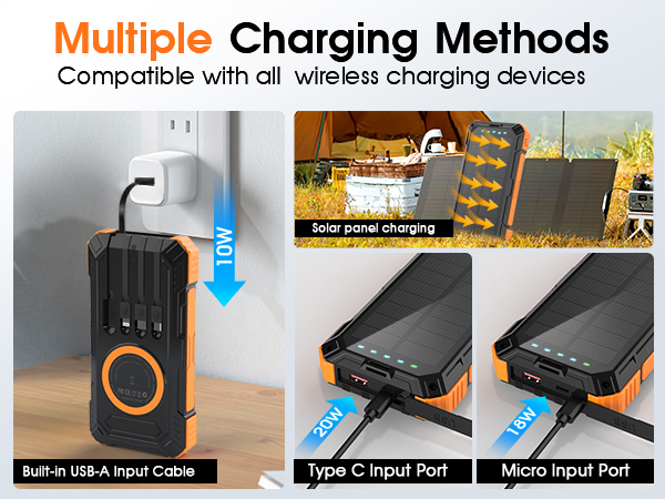 Multiple Charging Methods