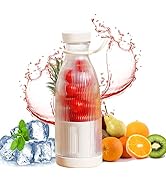 MEHIDFY Portable Blender, Personal Blender for Shakes and Smoothies with 8 Blades, 15oz Fresh Jui...