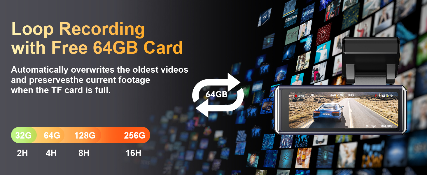 dash cam front and rear