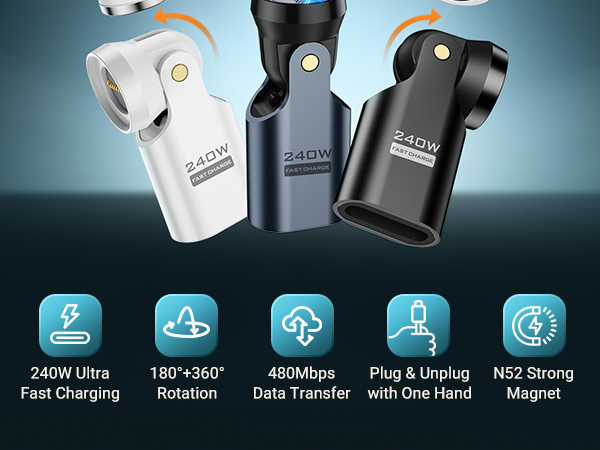 magnetic usb c adapter